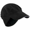 Ergodyne N-Ferno 6807 Winter Baseball Cap with Ear Flaps, One Size Fits Most, Black 16965